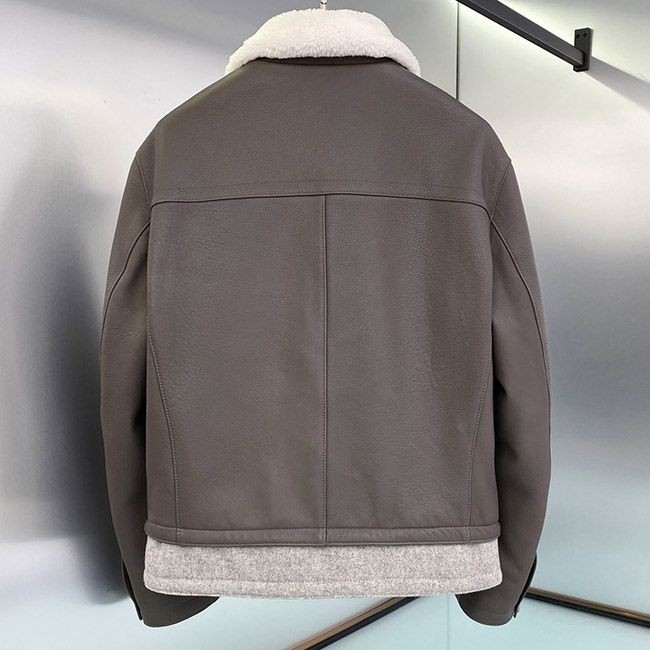 激安価格！エルメス クロップド ジャケット 偽物 ディアスキン eri90917